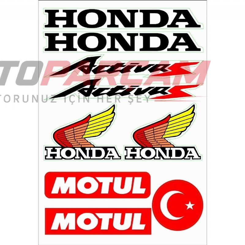 A4 STIKIR HONDA ACTIVA'S
